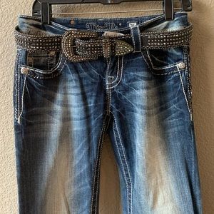 BKE black sparkle belt